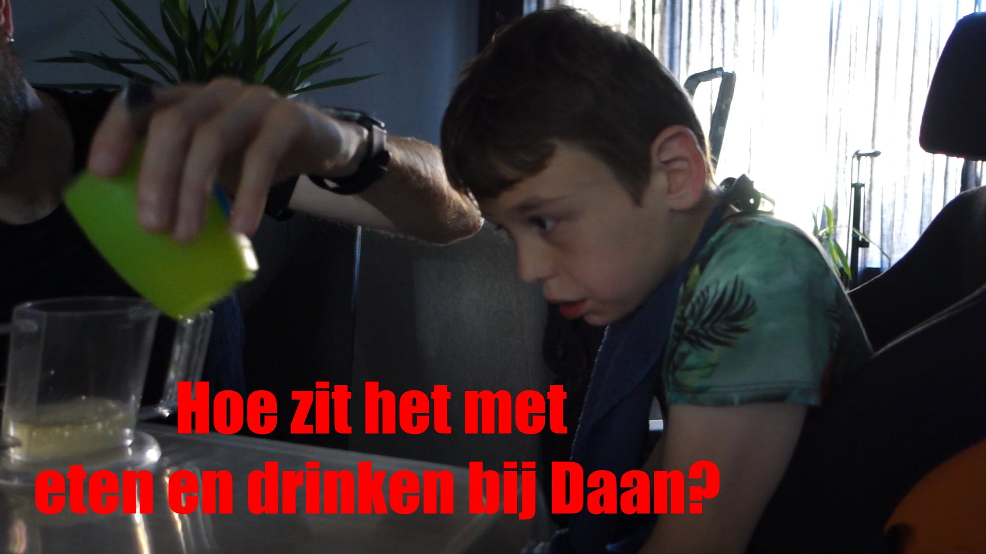 Hoe zit het met eten en drinken bij Daan? – vlog 52