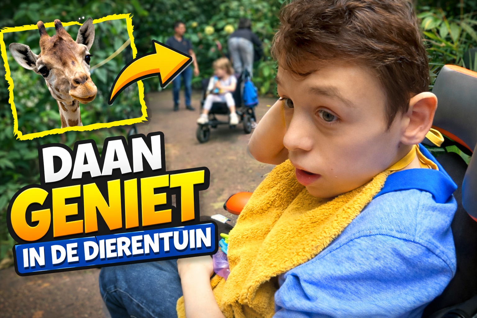 DAAN GENIET IN DE DIERENTUIN Daan geniet in de dierentuin